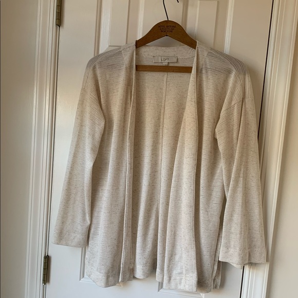 Loft Lightweight Cream Cardigan - Picture 1 of 5